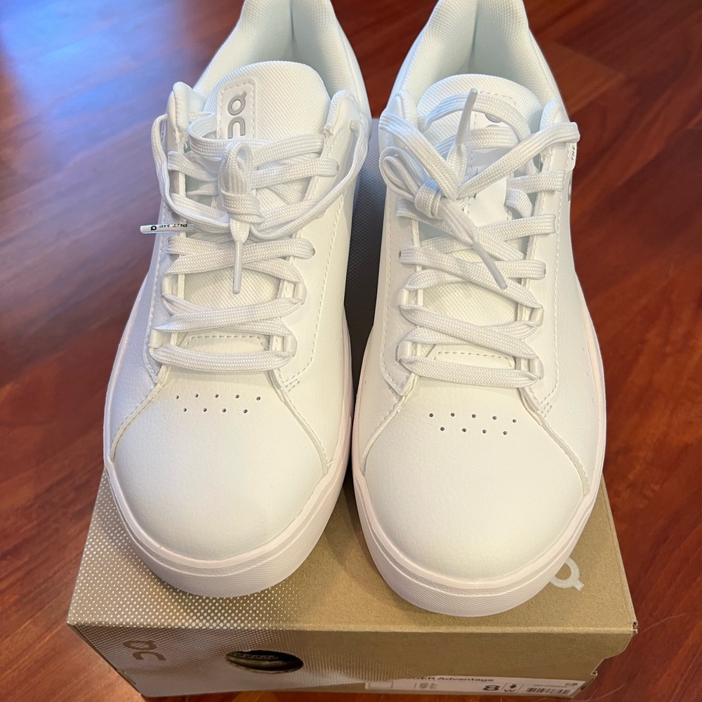 On Running White Athletic Shoes